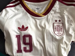 Camiseta España Lamine 2 estrellas Talla L Mujer