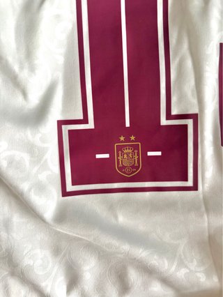 Camiseta España Lamine 2 estrellas Talla L Mujer