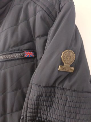 Chaqueta Belstaff acolchada azul marino Talla S