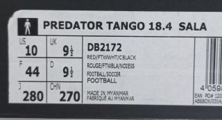 Zapatillas F.Sala Adidas Predator Talla 44 Roja