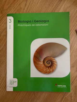Libro biología y geología 3 ESO