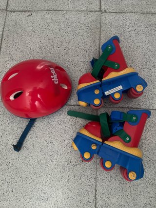 Casco y Patines Infantiles Chicco