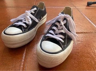 Zapatillas playeras mujer negras y blancas