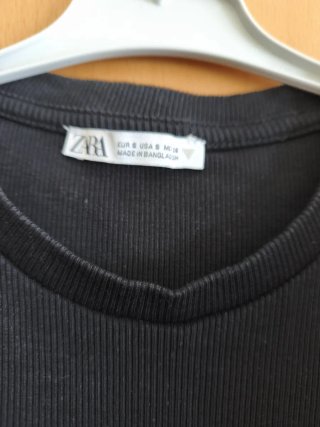 Vestido Zara Negro Talla M