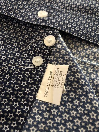 Camicia uomo Cool Man style taglia 44 blu stelle