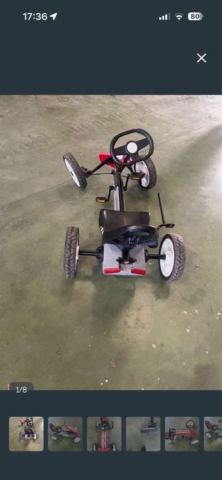 Coche a pedales para niños 6-12 años