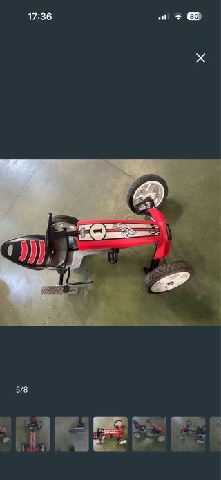 Coche a pedales para niños 6-12 años