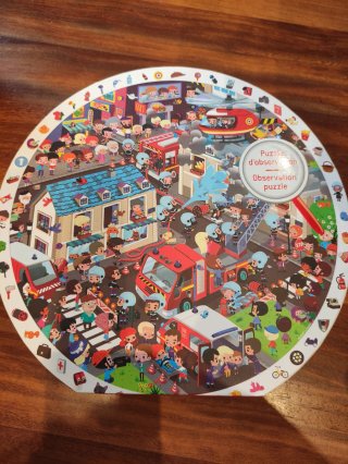 Puzzle redondo infantil