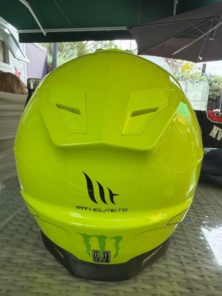 Casco Trail MT Helmets Amarillo Neón talla M
