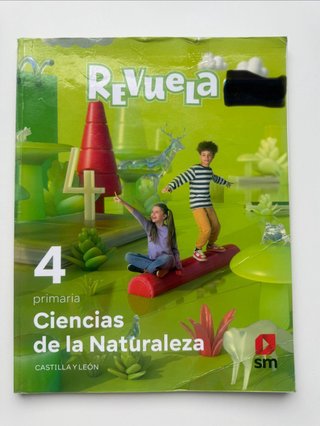 Libro ciencias de la naturaleza 4 primaria Revuela