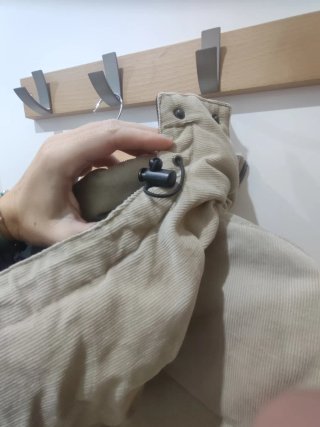 Anorak plumas micropana beige Zara Talla L