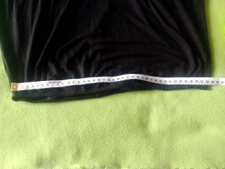 Blusa manga murciélago vintage negra talla única