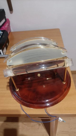 Lámpara de techo de cristal