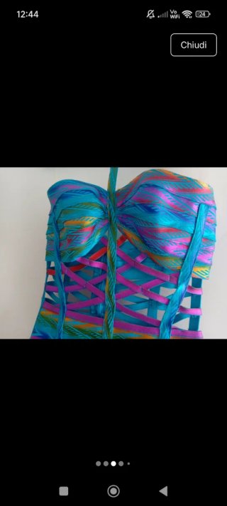 Abito NJ Couture multicolore tg 40