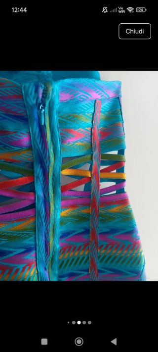 Abito NJ Couture multicolore tg 40