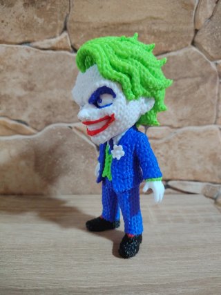 Figura Joker efecto crochet