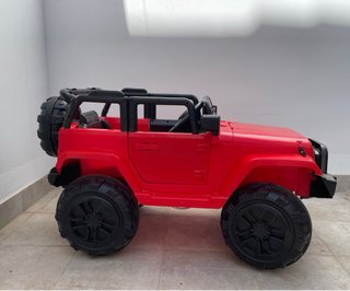 Coche Eléctrico Jeep Batería  Infantil Rojo
