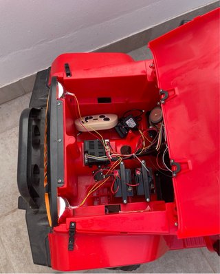 Coche Eléctrico Jeep Batería  Infantil Rojo