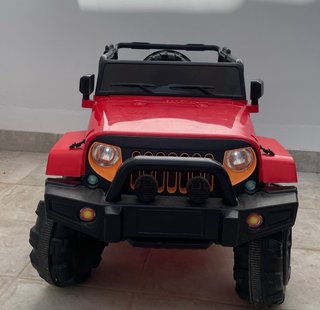 Coche Eléctrico Jeep Batería  Infantil Rojo