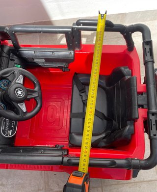 Coche Eléctrico Jeep Batería  Infantil Rojo