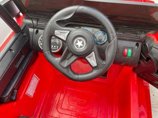 Coche Eléctrico Jeep Batería  Infantil Rojo