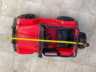 Coche Eléctrico Jeep Batería  Infantil Rojo