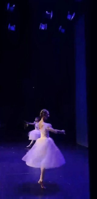 Vestido de ballet blanco