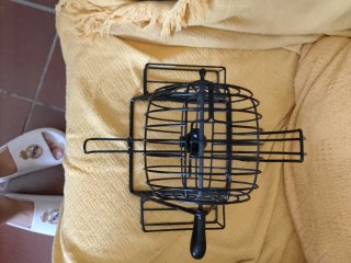 Bombo para bolas de bingo