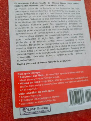 2 Libros. Sapiens y homo deus.