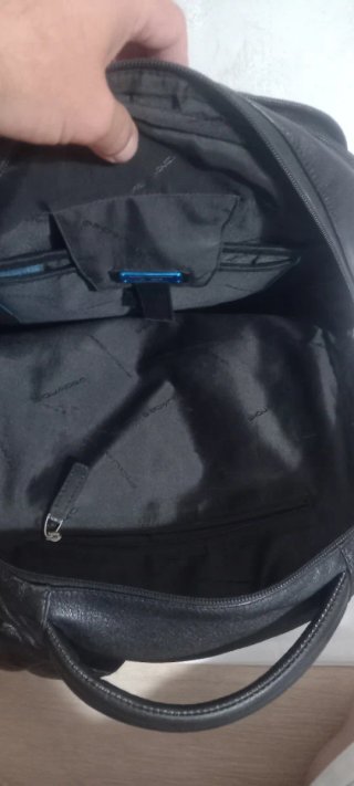 Zaino Piquadro Grande Pelle Nero