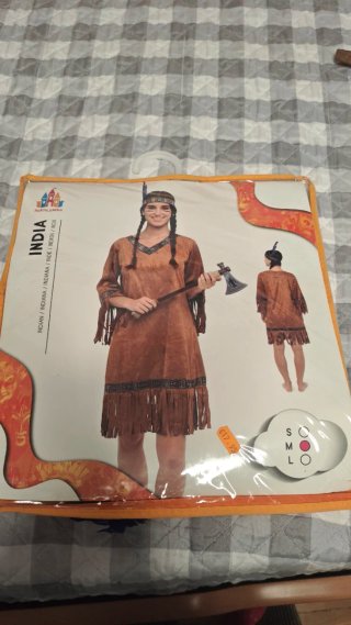 Disfraz India Mujer Talla M + Diadema