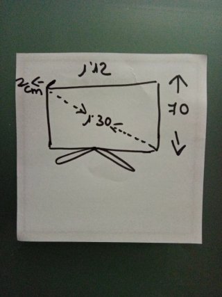 Televisor Negro