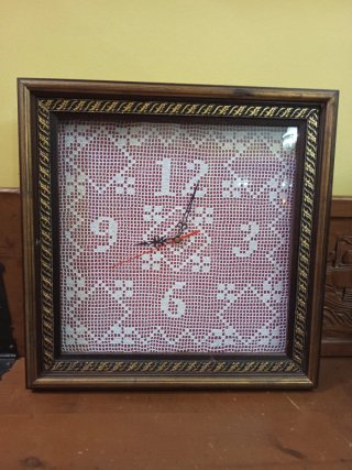 Reloj Ganchillo Mallorquín
