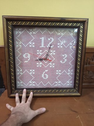 Reloj Ganchillo Mallorquín
