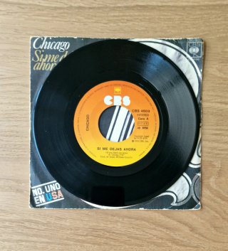 Vinilo Single Chicago - Si Me Dejas Ahora