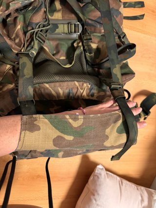 Mochila militar maniobras camuflaje