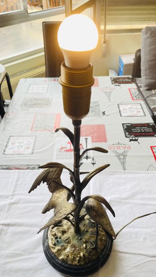 Lámpara Bronce Estilo Hollywood S. Agudo