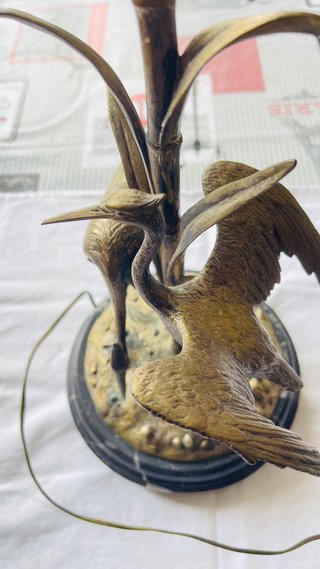 Lámpara Bronce Estilo Hollywood S. Agudo