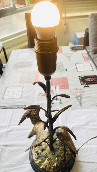 Lámpara Bronce Estilo Hollywood S. Agudo