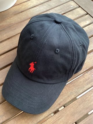 Gorra Polo Ralph Lauren Negra Roja