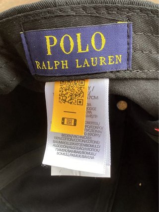 Gorra Polo Ralph Lauren Negra Roja