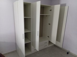 Armario 4 puertas blanco