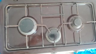 Hornillo/cocina gas 3 fuegos portátil