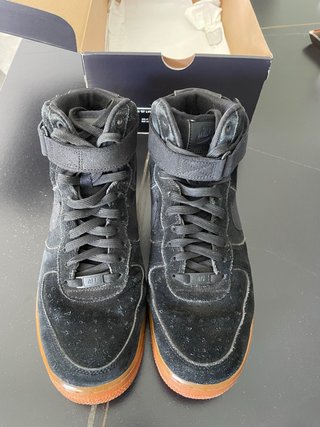 Nike Air Force 1 scamosciato nero 42.5