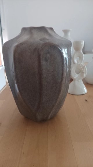 Conjunto Jarrones y Candelabro Cerámica