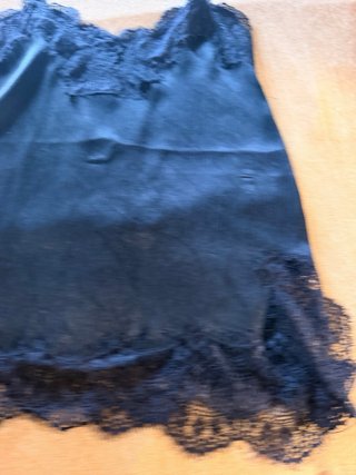 Top lencero Zara encaje negro