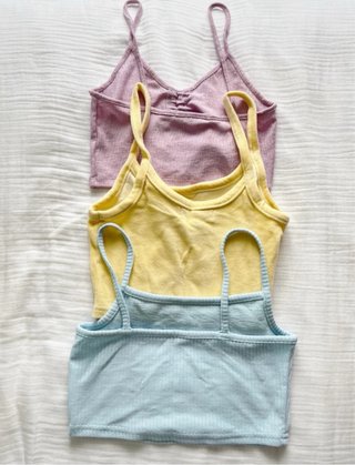 Lote 6 Tops Bershka Talla XS