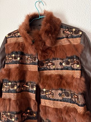 Chaqueta de vestir de piel - Talla 42