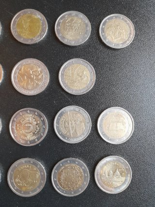 Lote 19 Monedas 2 Euros Conmemorativas