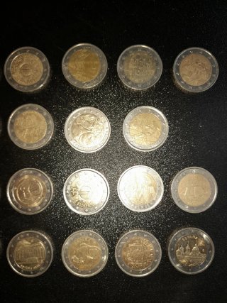 Lote 19 Monedas 2 Euros Conmemorativas